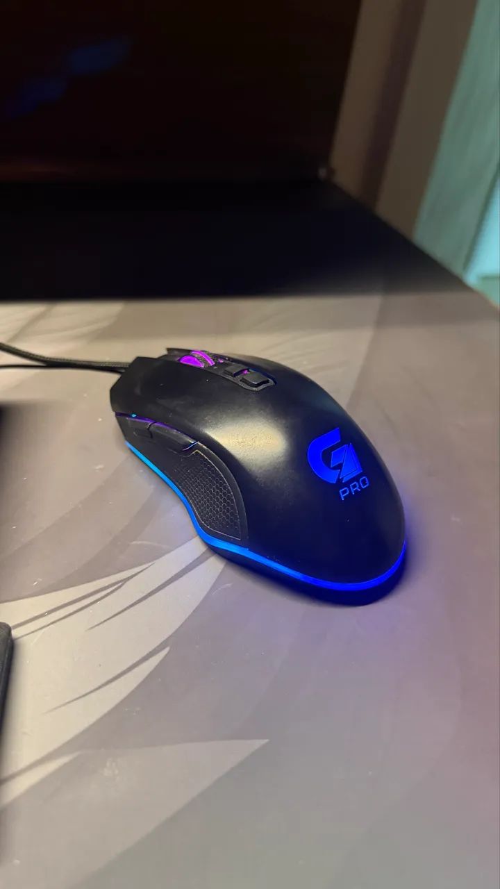 Mouse Gamer Fortrek M3 RGB | 4800 DPI | 7 Botões | Switch Huano