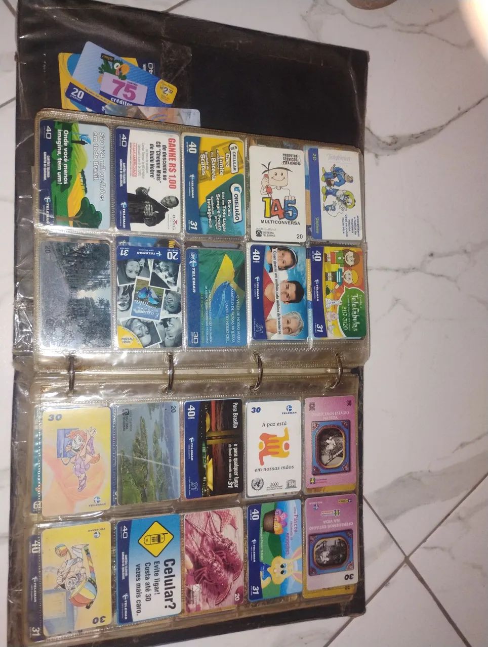 Coleção de cartões 