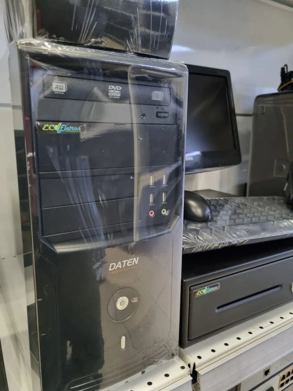 Computador Completo com Impressora + Leitor de Código de Barras + Gaveta Garantia e NF-e - Foto 4