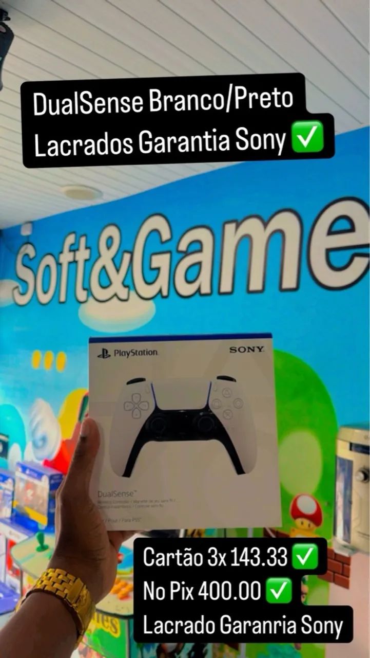 Controles novos ps4 ps5 Xbox one aceito cartão loja física  - Foto 2