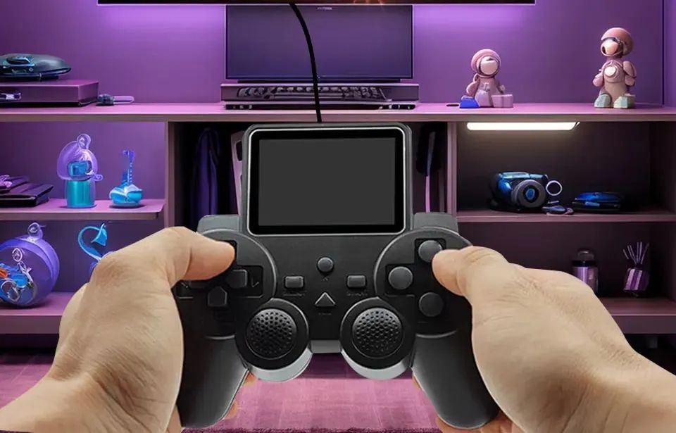 Controle de Vídeo Game Retro com Tela Led e 520 Jogos - Foto 5