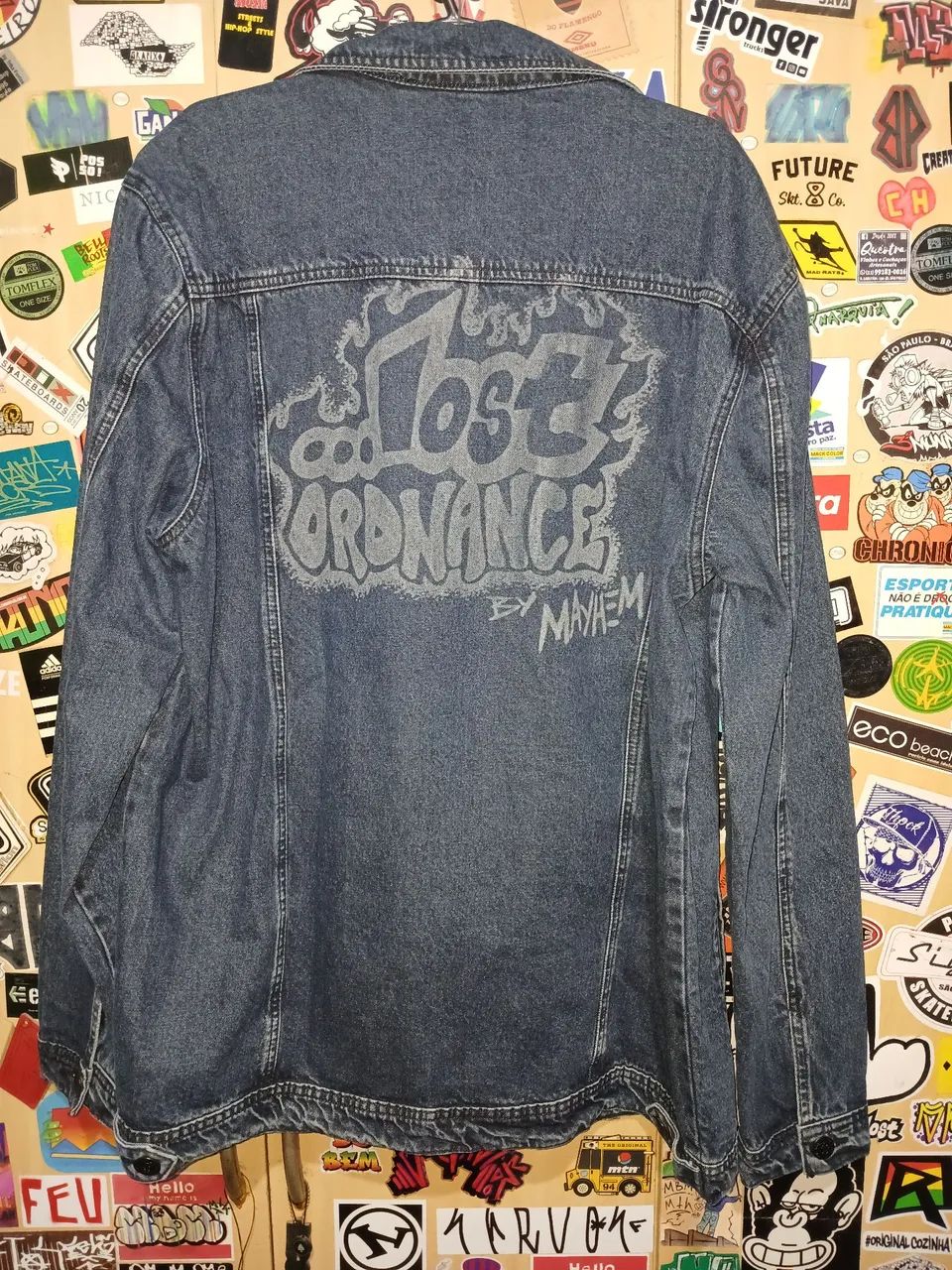 Jaqueta jeans lost original nova G - Foto 4