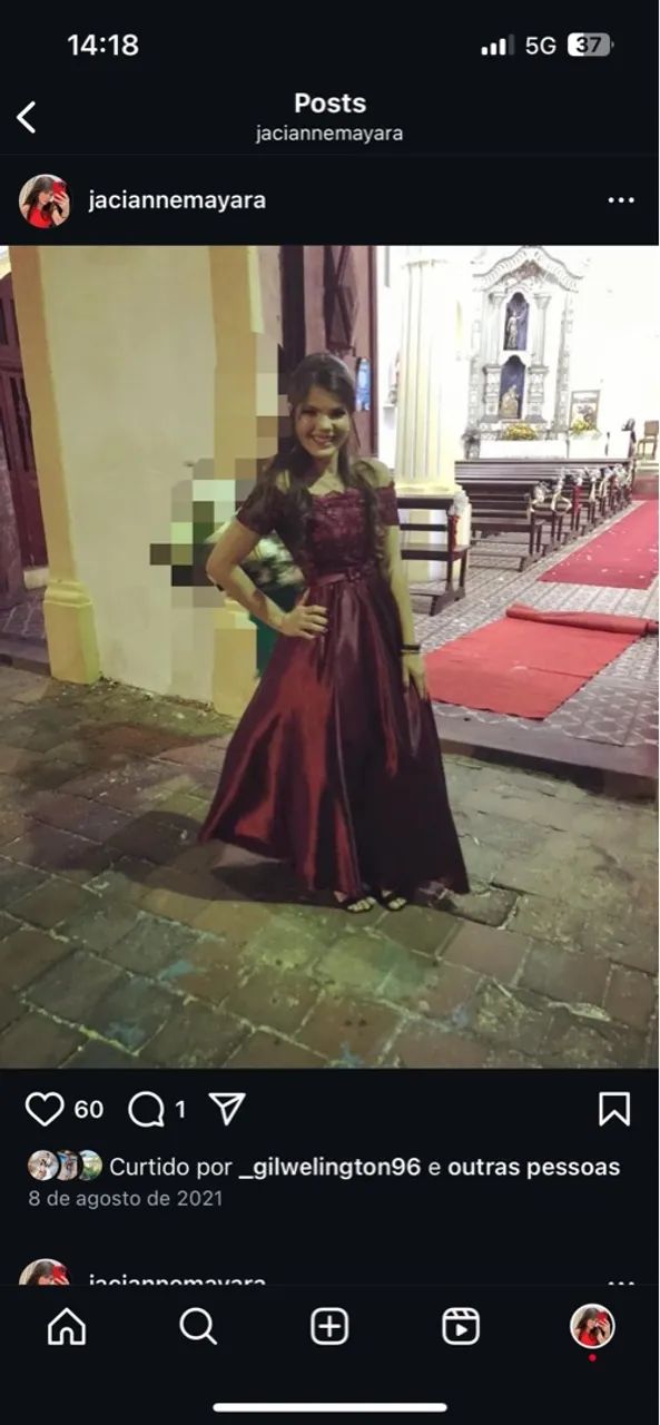 Vestido de Festa Bordado