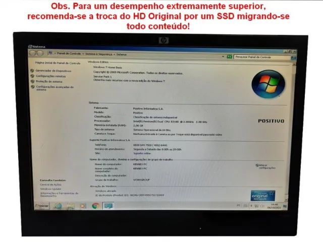 Computador Positivo / Kennex Pentium Dual Core e2180 (2 x 2 Ghz) - Foto 4