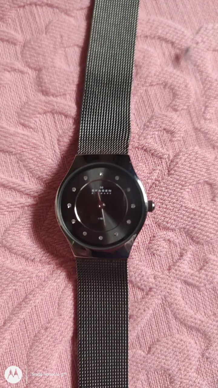 Relógio masculino  Skagen Preto - Foto 5