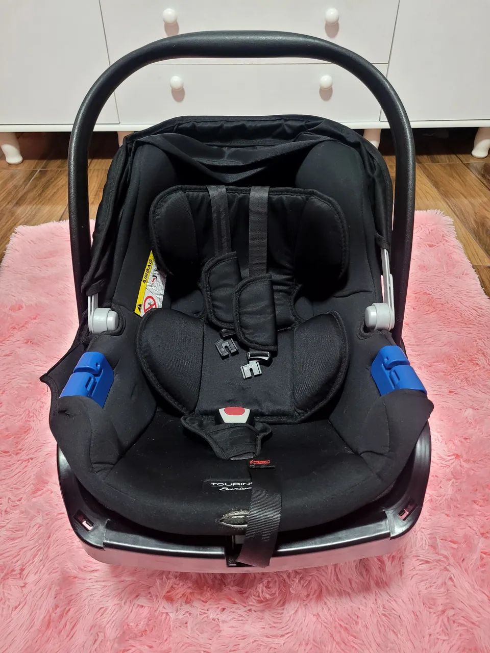 Carrinho de Bebê com Bebê Conforto Rio K Preto Cobre - Burigotto - Foto 6