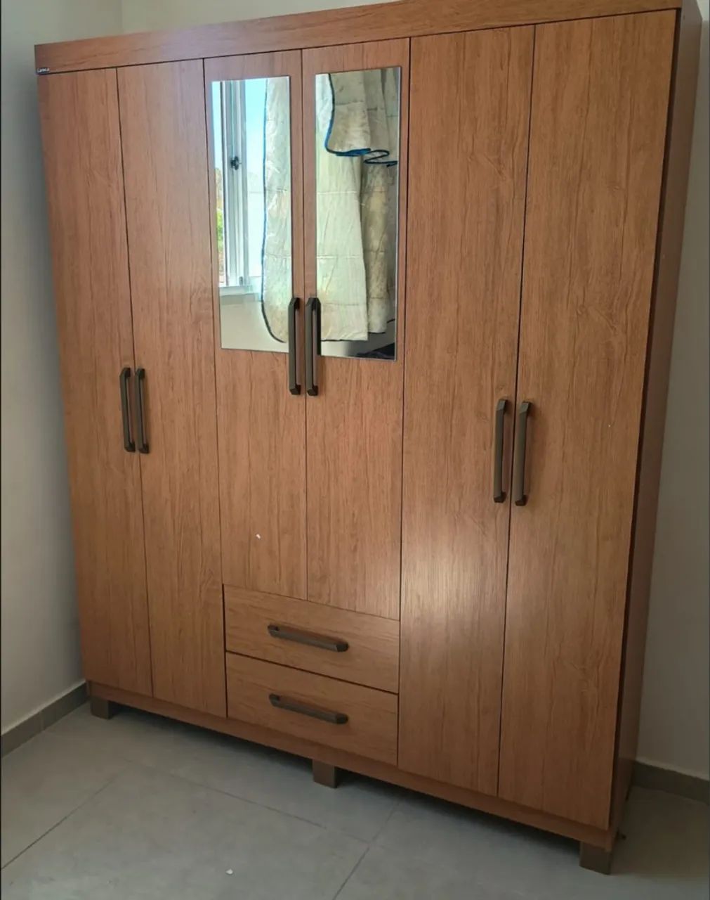 Guarda roupa com espelho parcelamento sem juros  - Foto 3