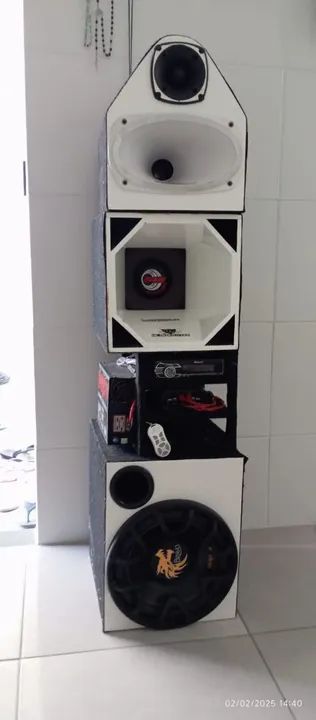Caixa de Som Automotiva 3 Vias - Foto 4