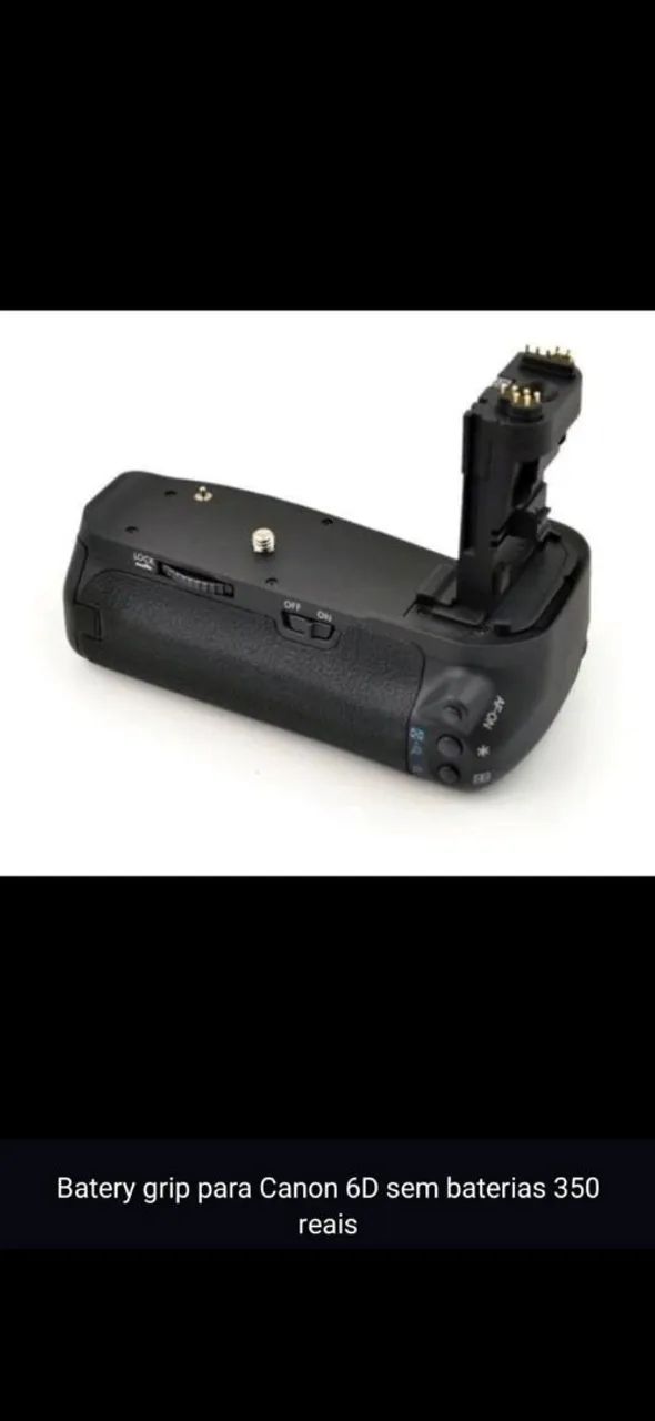 Battery grip para Canon 6D - Sem baterias
