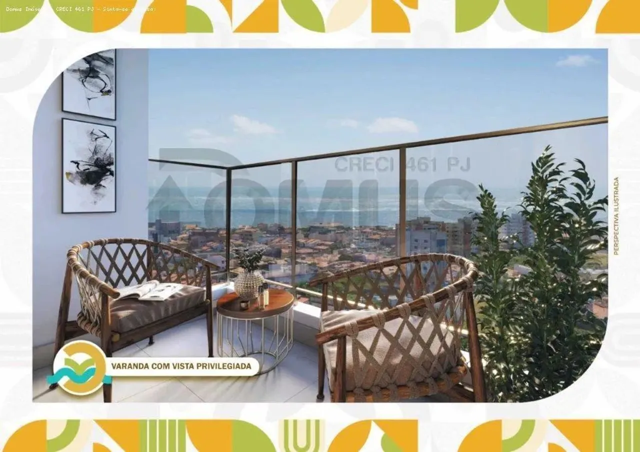 Novo empreendimento no Condomínio Marbello Residence com 2 Quartos, Varanda, Garagem e Laz