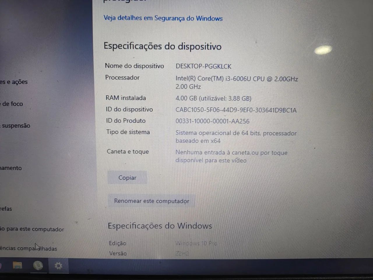 Notebook Dell Core i3 6° Geração  - Foto 2