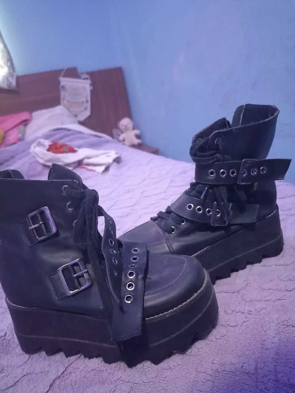 Bota Plataforma Spikes Neo Nyx - Foto 2