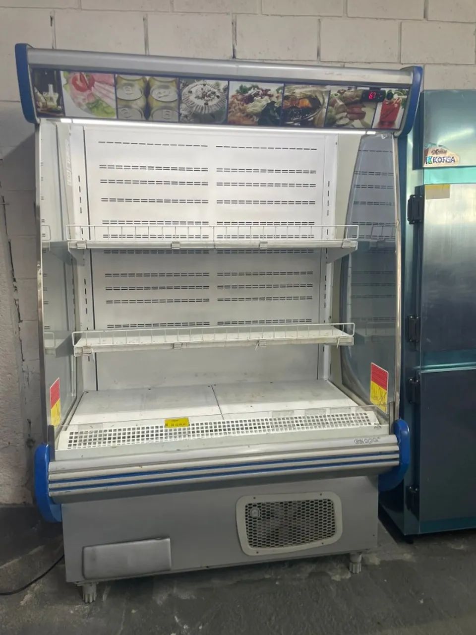 Vitrine refrigerada hortifruti aberta semi nova 1,30m Gelopar (Ester) - Foto 3