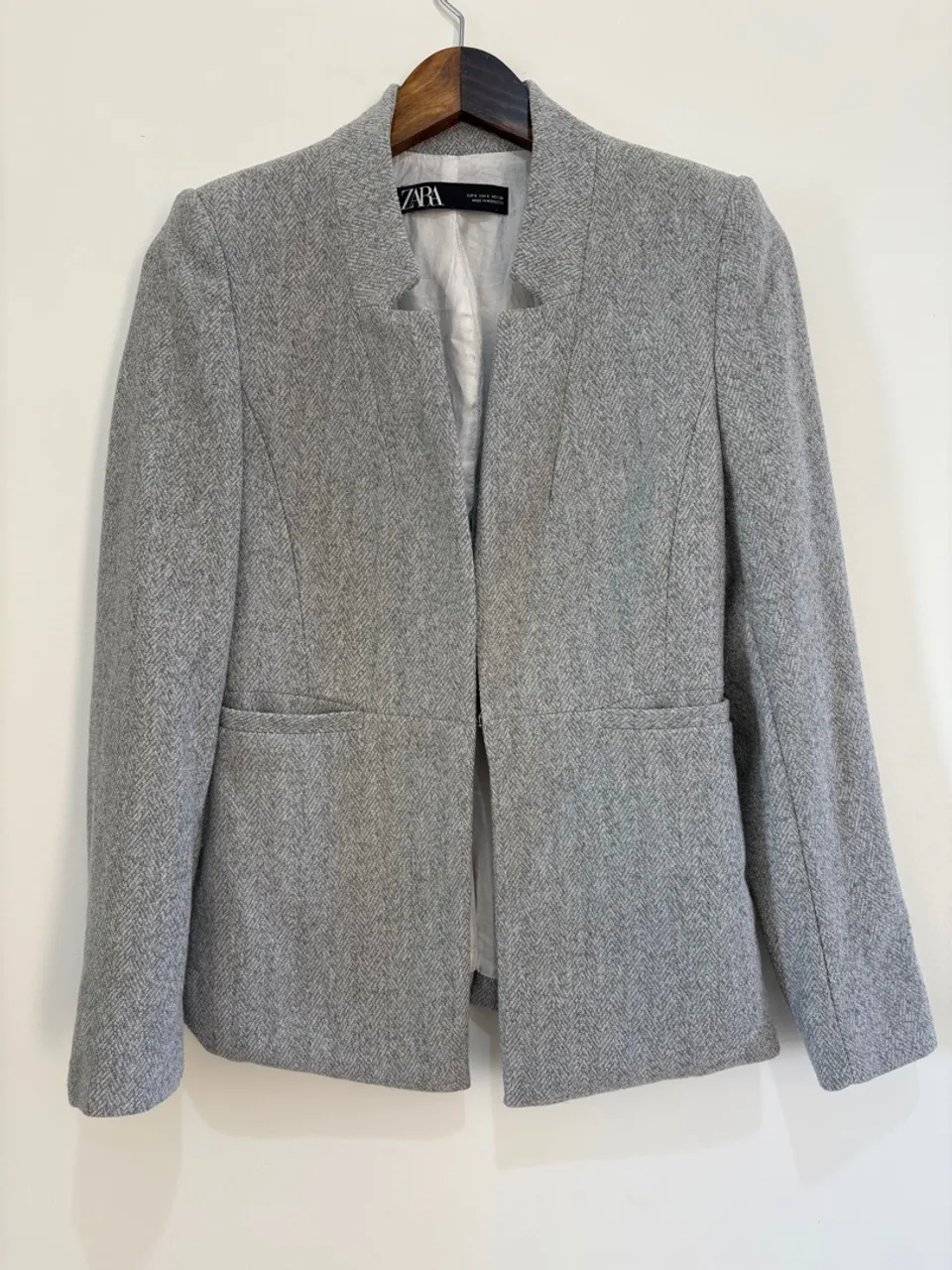 Blazer Zara Cinza