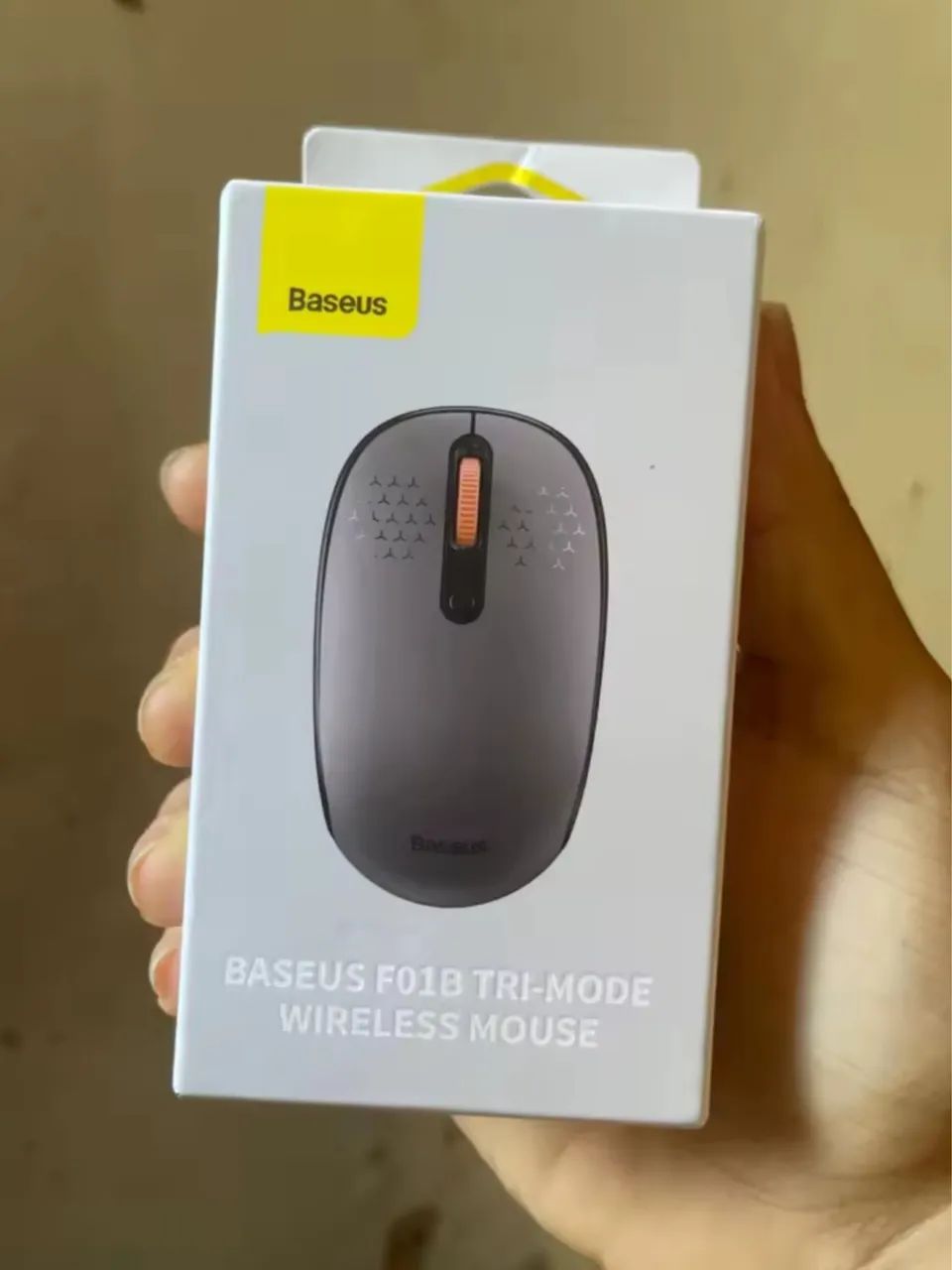 Mouse Sem Fio Baseus Wireless e Bluetooth - Novo e Lacrado