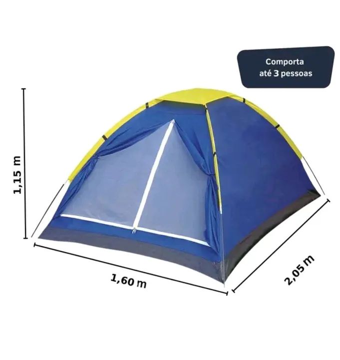 Barracas para Camping - 2 Pessoas semi novas - Foto 2