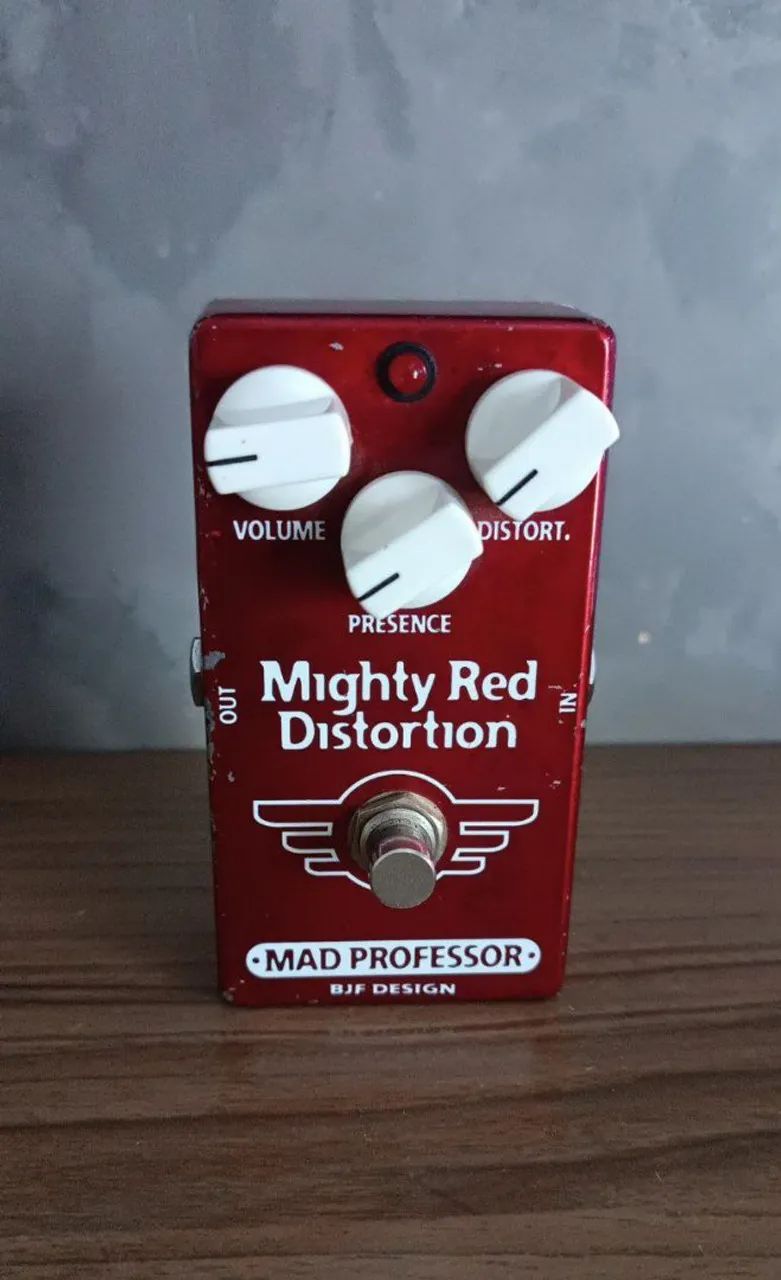 Pedal Mighty Red Distortion - Instrumentos musicais - Setor