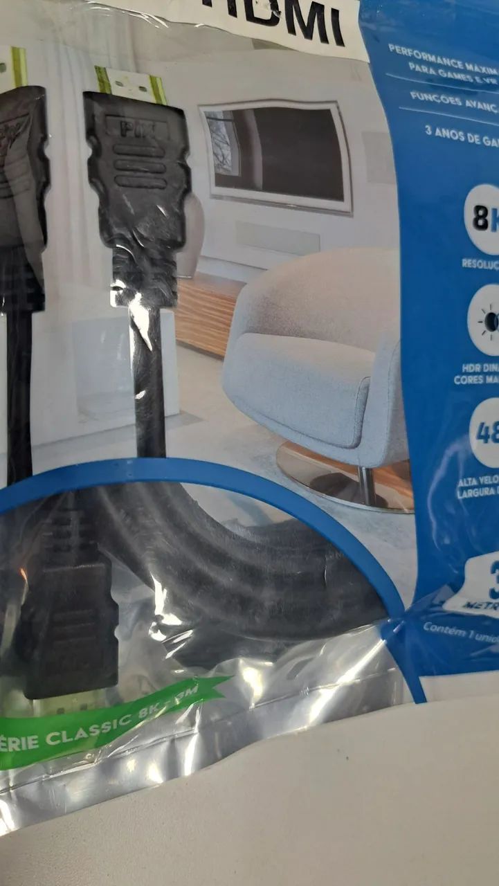 Cabo HDMI 8k  para TV e monitores gamer - Foto 5
