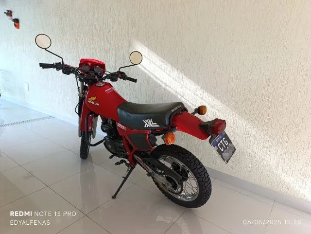 honda XL 250R 1983 placa de coleçao apenas venda - Foto 3