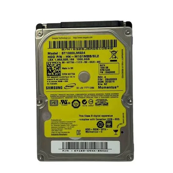 HD 1TB Samsung ST1000LM024 - 5400RPM