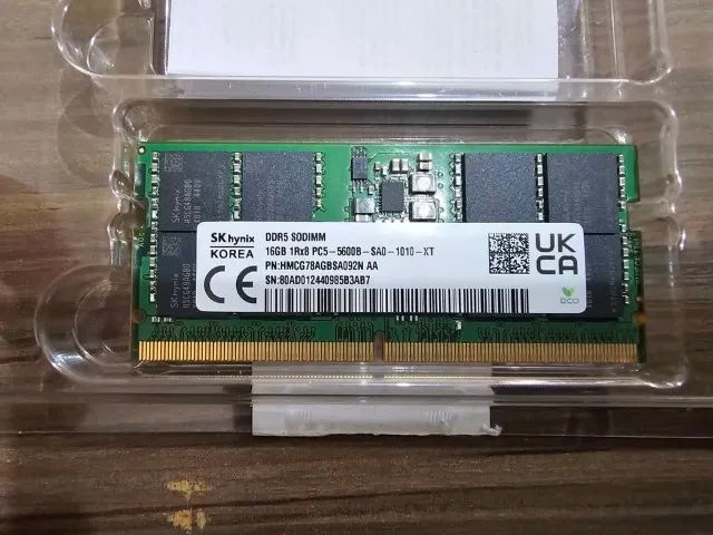 Memória 16gb DDR5 5600mhz P/ Notebook