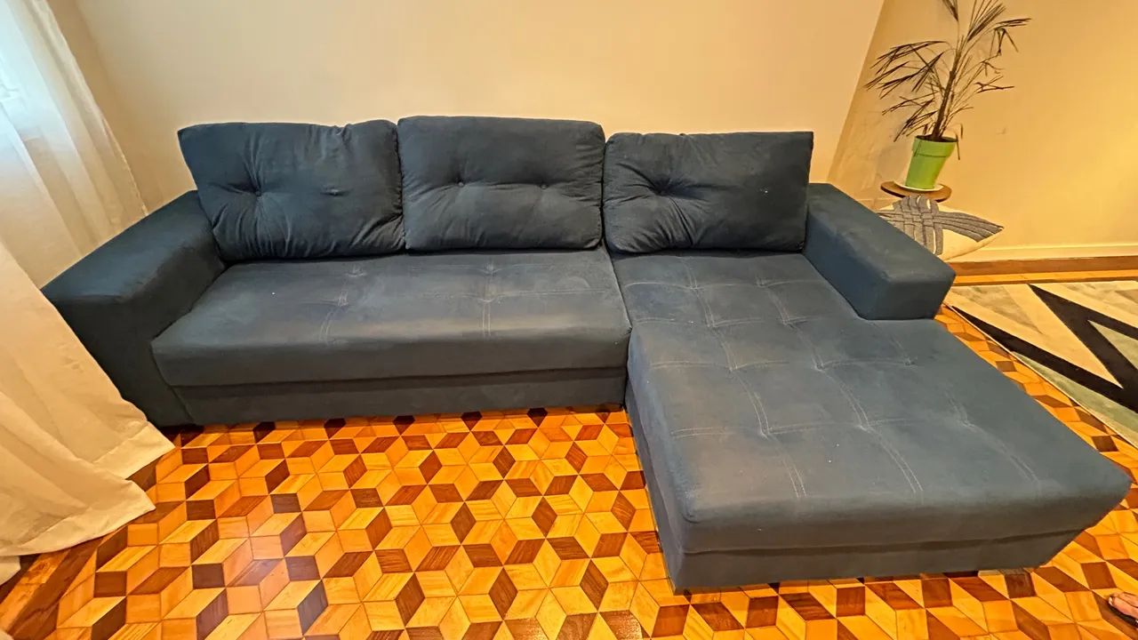 Sofá 3 lugares com chaise fixa - Foto 4