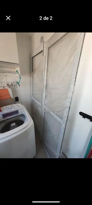 Porta varanda duas folhas 