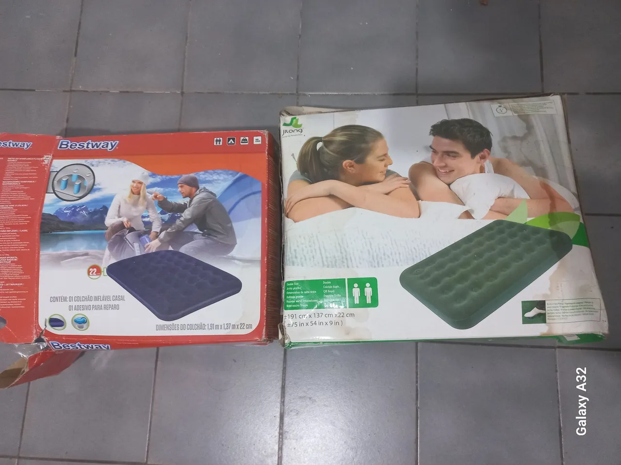 Dois colchões Inflável Casal Bestway e Jilong _ Usado