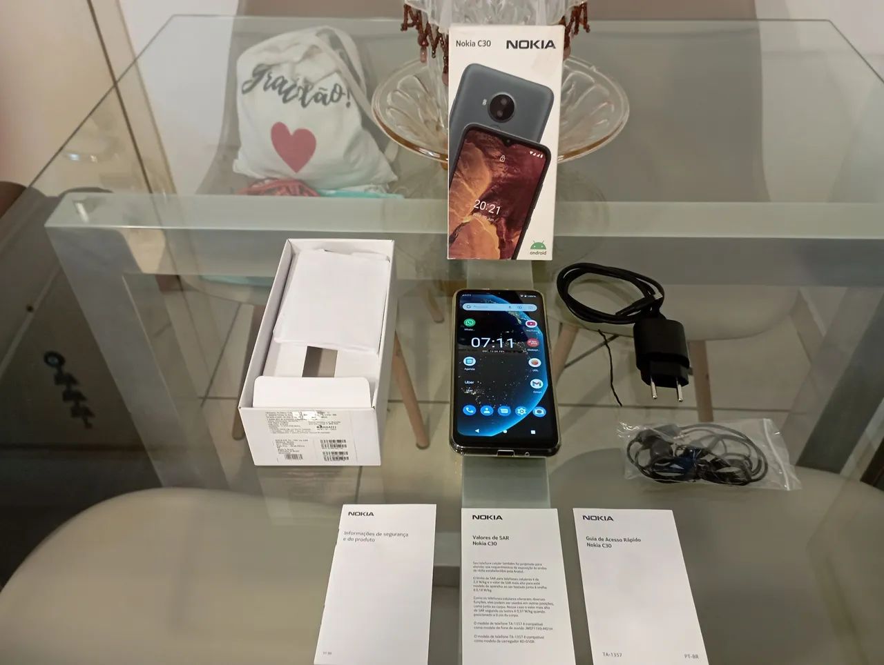 Nokia C30 de 64GB OCTA-CORE. Telão LCD 6.82 Pol NOVÍSSIMO !!! - Foto 4