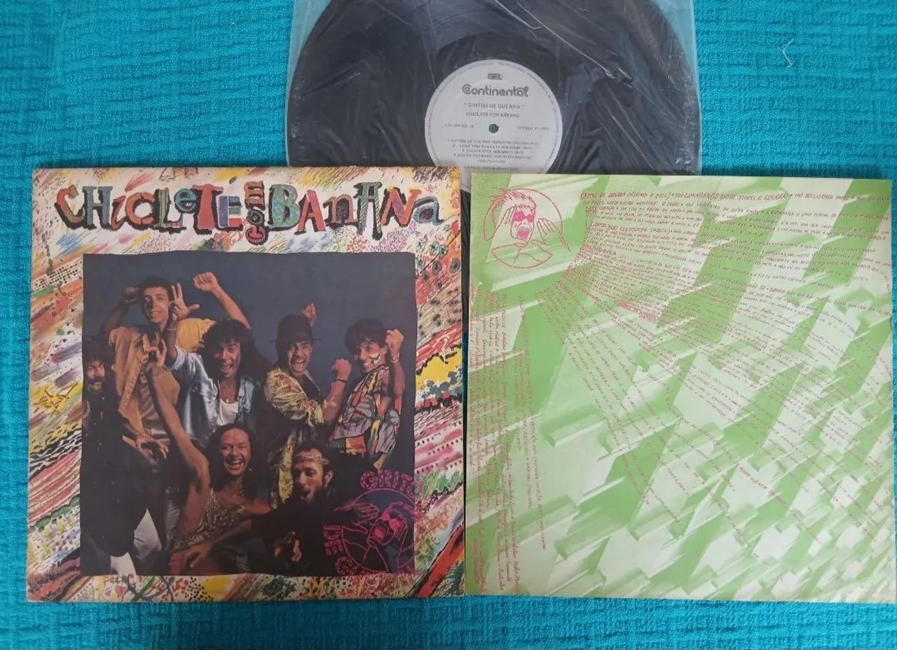 Chiclete Com Banana   Gritos De Guerra  (1986)  Lp Disco De Vinil Original 