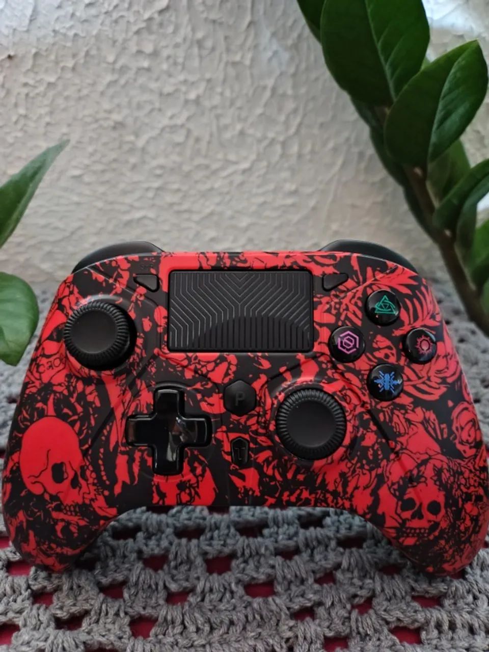 ps5/ps4/ps3/switch/android/pc gamepad sem fio, efeito hall de vibração triba func