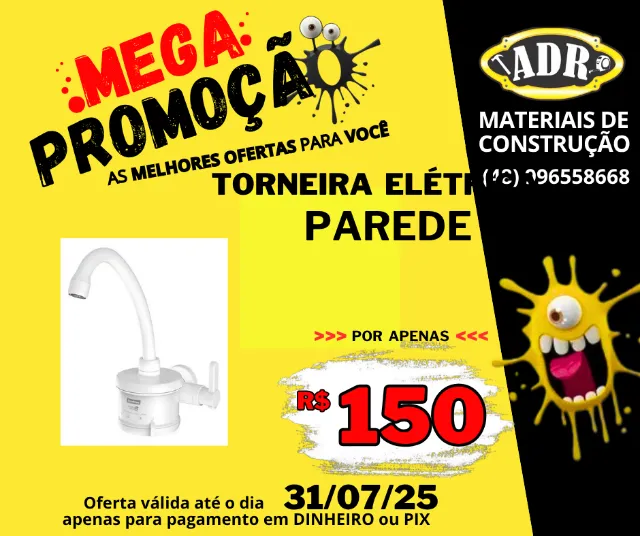 Torneira Elétrica 4 Temperaturas Parede