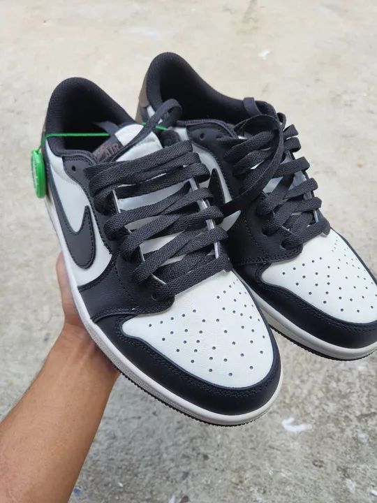 Nike Air Jordan 1 Low - Preto e Branco - Foto 5