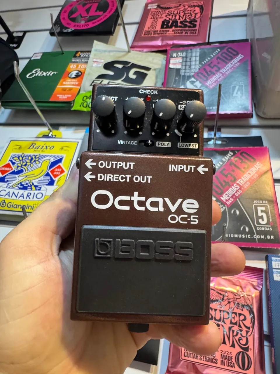 Pedal Boss Octave OC-5 (NOVO)