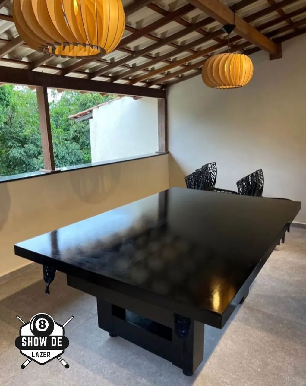 Sinuca Super Luxo Que Vira Mesa de Jantar  - Foto 3