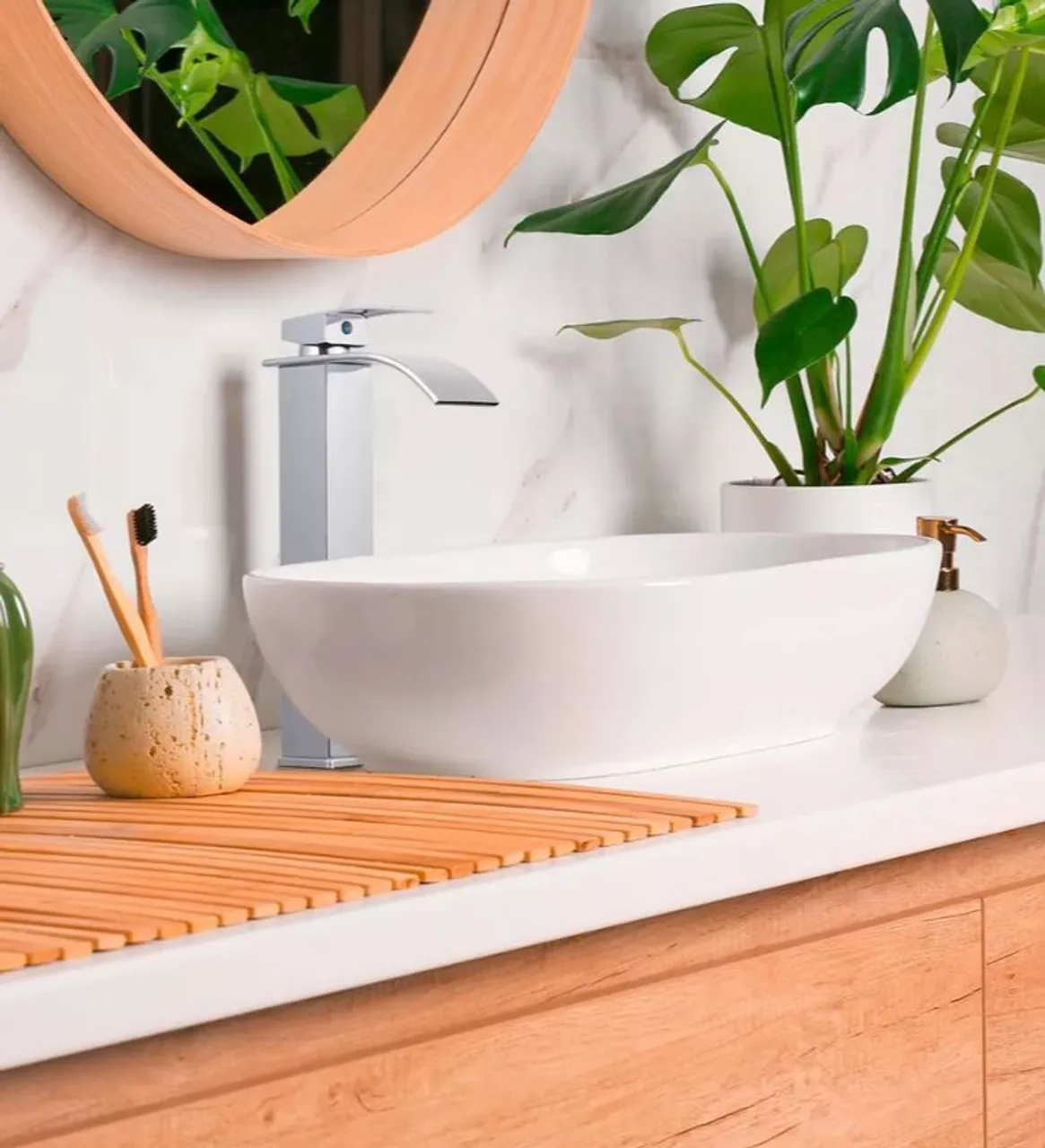 Torneira para Banheiro com Design Moderno