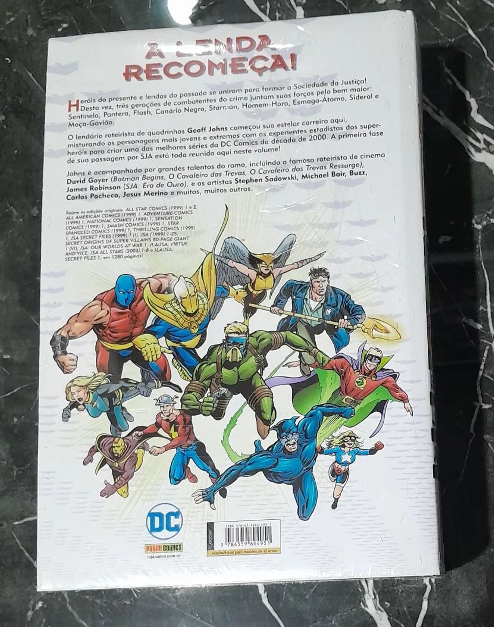 SJA Sociedade da Justiça da América por Geoff Johns Vol. 1 LACRADO - Foto 2