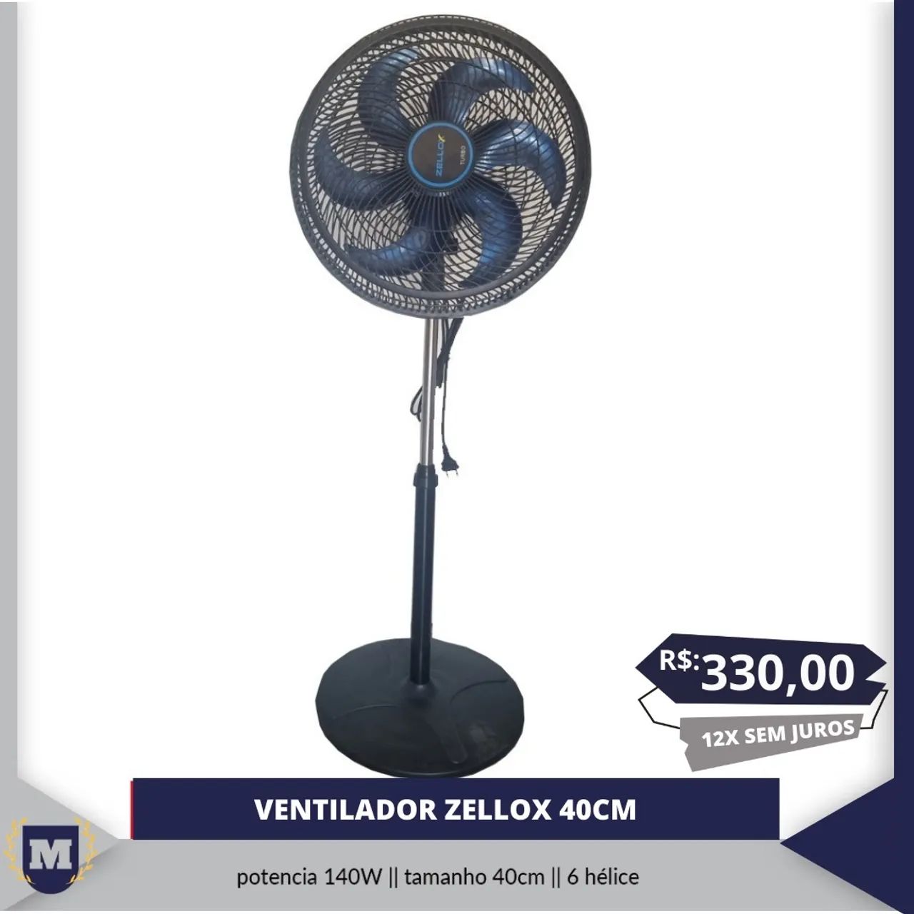 Ventilador de Mesa Wap Turbo 180W - Novo - Foto 2