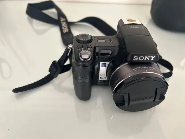 Câmera Sony Ciber-Shot DSC H9 e lente VCL-DH0774 - Foto 3