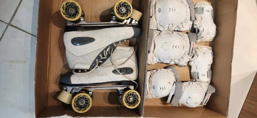 Patins traxart + kit proteção
