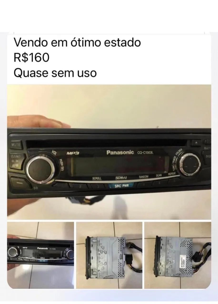 Radio Sony em ótimo  estado