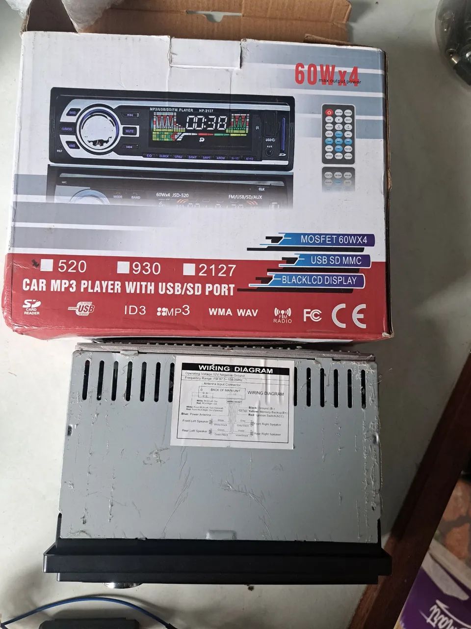 Rádio Central Multimídia MP3/USB/SD/FM Player 8027BT - Foto 2