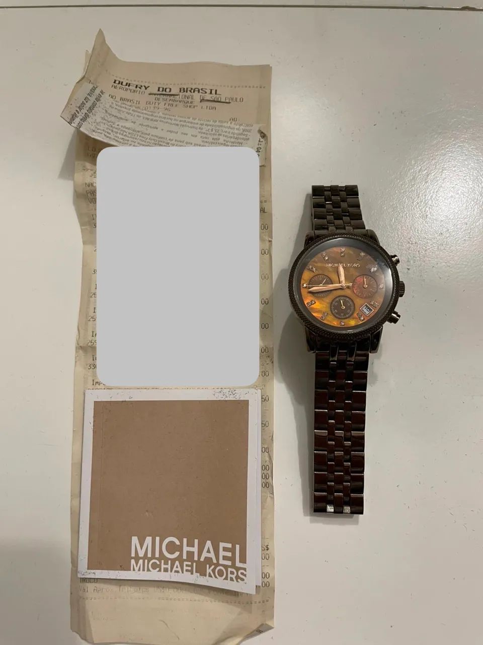 Relógio Michael Kors MK5547 Marrom - Foto 5