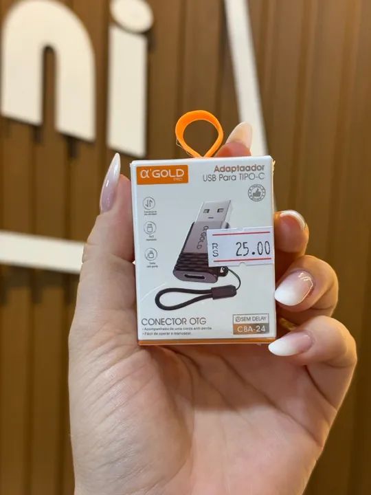 Adaptador USB Tipo C para Celular - O'Gold