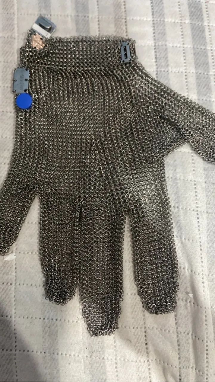 Luva de segurança anticorte em aço inox - Foto 2