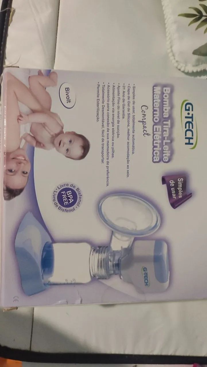 Extrator de Leite Elétrico G-Tech ( bomba extratora tira leite ) - Foto 2