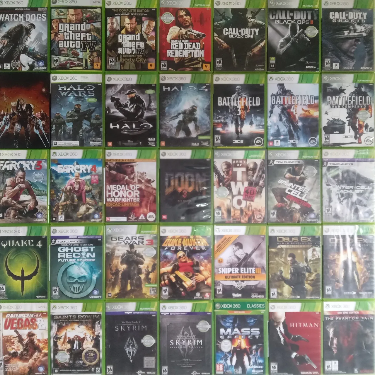 Jogos xbox 360 originais semi-novos