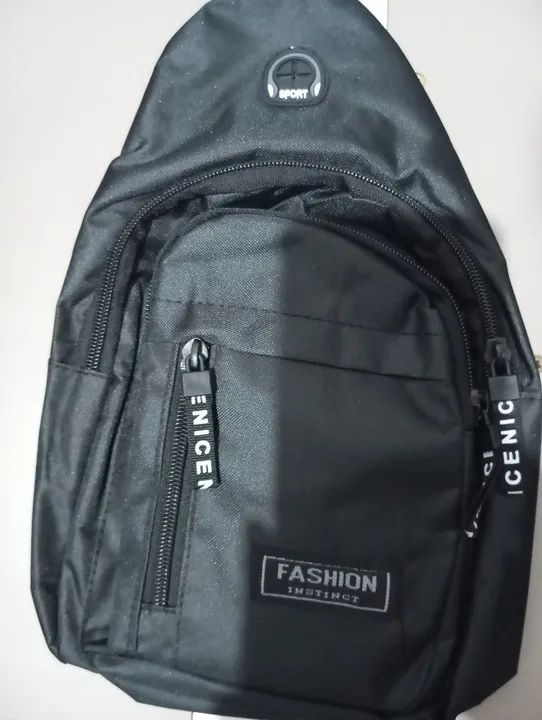 Bolsa preta pequena masculino -nova - Foto 2