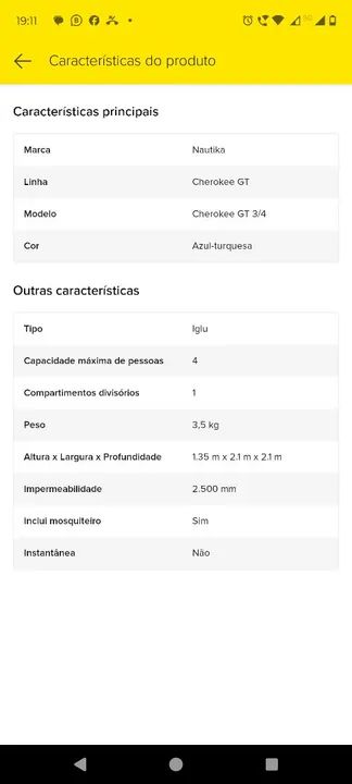Barracas Nautika Cherokee GT 3/4 - Azul-Turquesa