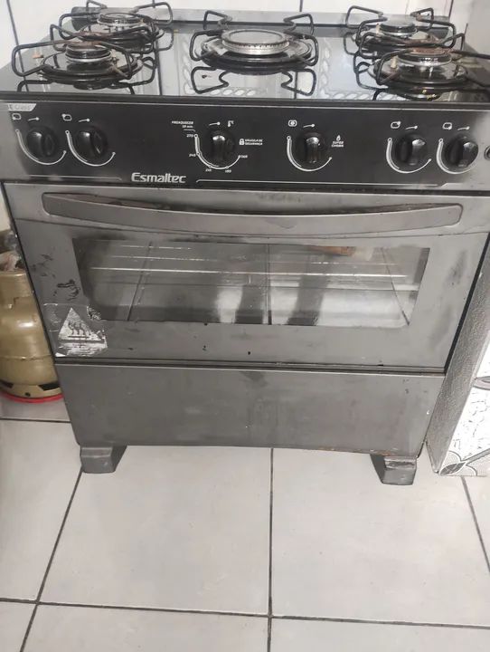 Fogão Esmaltec 5 Bocas com Forno - Foto 3